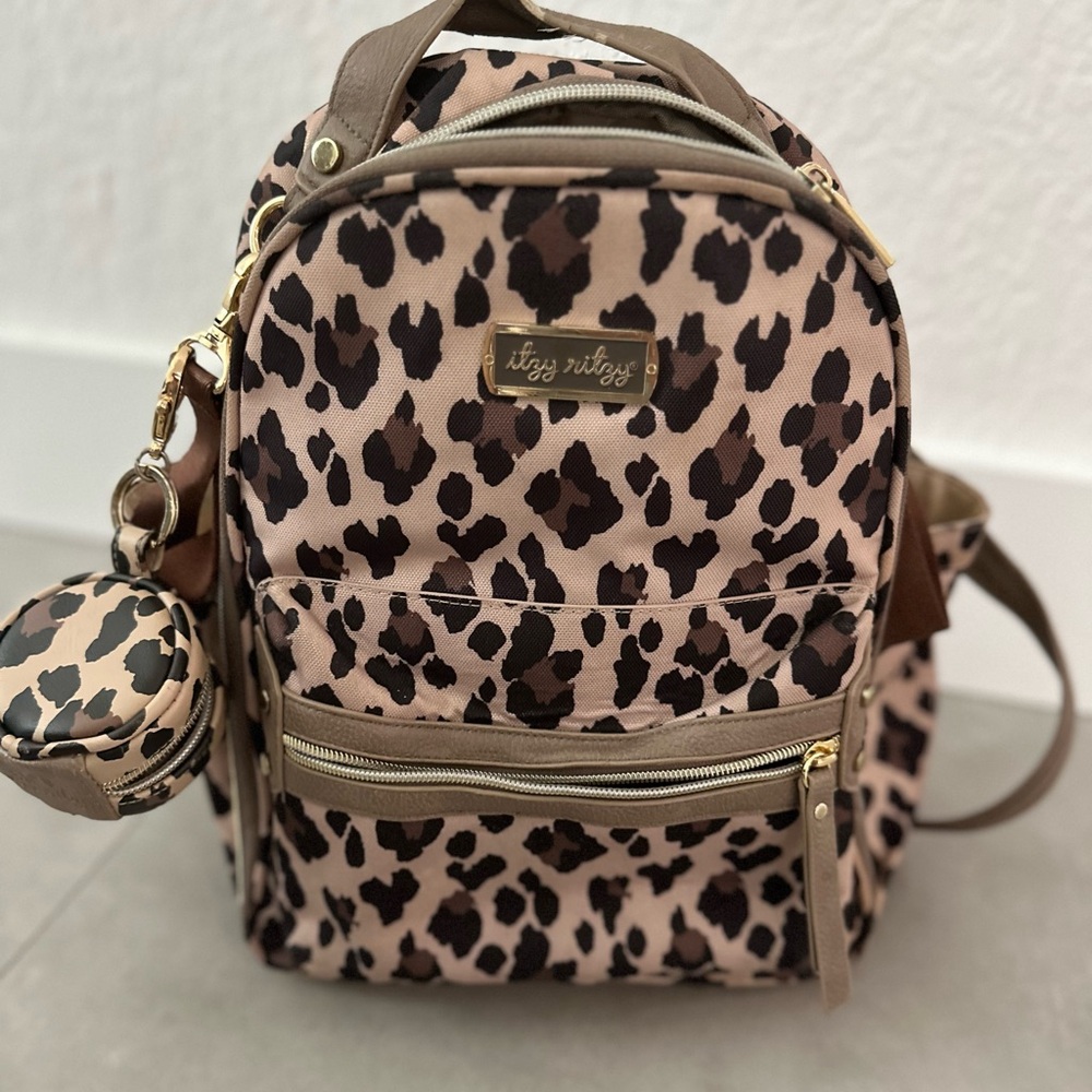 Itzy ritzy mini leopard diaper bag